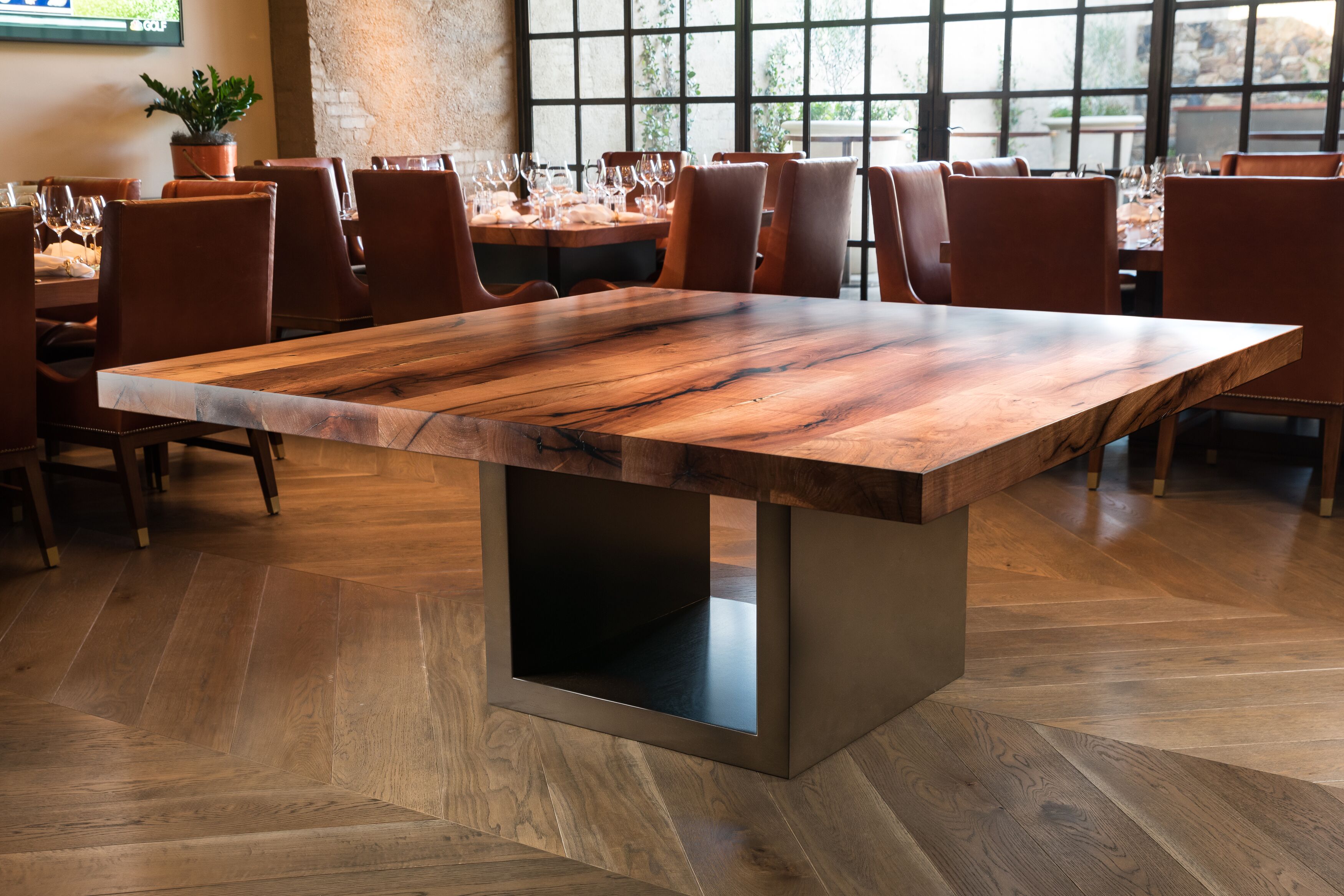 Mesquite dining table
